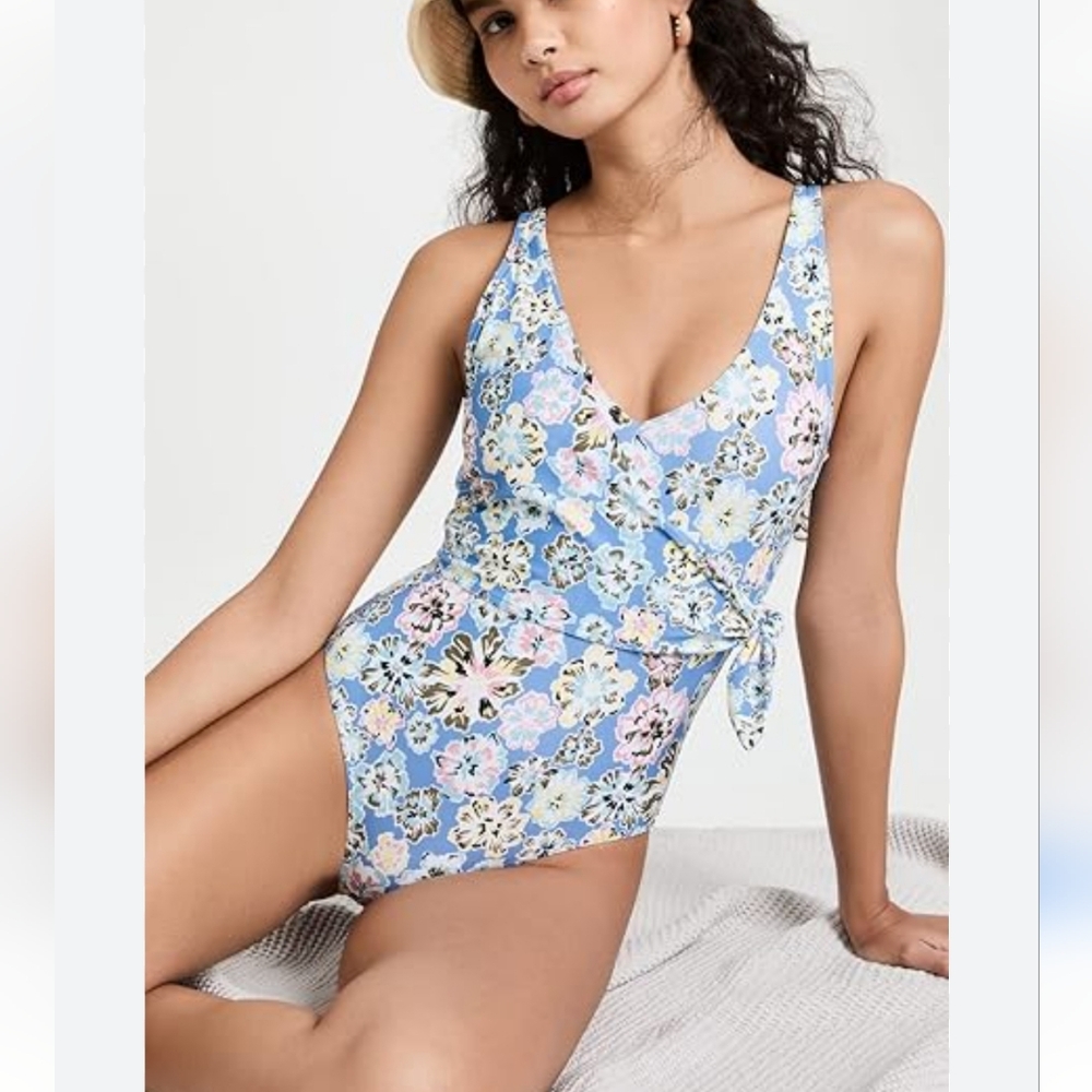 Tanya Taylor Kelly wrap one piece swim NWT